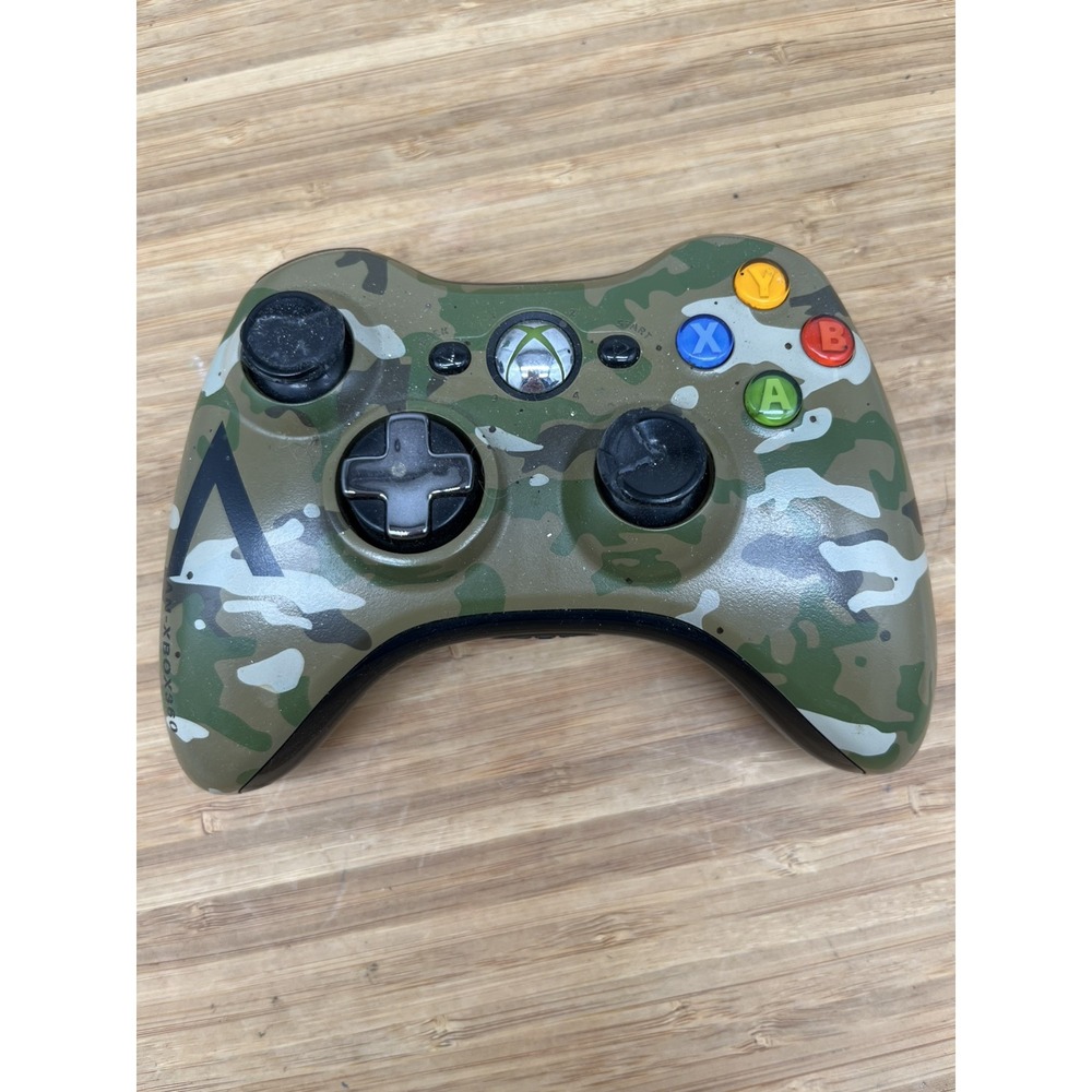 Microsoft Xbox 360 Wireless Controller OEM - Camouflage Halo Special Edition